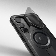 360 градусов калъф с MagSafe за Samsung Galaxy S25 Plus от Tech-Protect Kevlar - Black