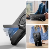 360 градусов калъф с MagSafe за Samsung Galaxy S25 Plus от Tech-Protect Kevlar - Black