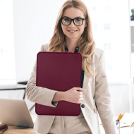 Мек калъф за лаптоп 13" инча от Tech-Protect Neopren - Mulberry