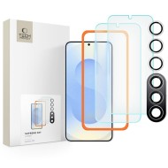 2 х Протектор за дисплей + протектор за камера на Samsing Galaxy S25 от Tech-Protect Supreme Set