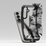 Удароустойчив кейс за Samsung Galaxy S25 Plus от Ringke Fusion X - Camo Black