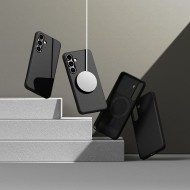 Удароустойчив кейс с MagSafe за Samsung Galaxy S25+ Plus от Ringke Onyx Magnetic - Черен