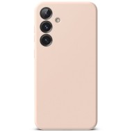 Силиконов кейс с MagSafe за Samsung Galaxy S25 Plus от Ringke Silicone Magnetic - Pink Sand