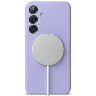 Силиконов кейс с MagSafe за Samsung Galaxy S25 Plus от Ringke Silicone Magnetic - Lavender