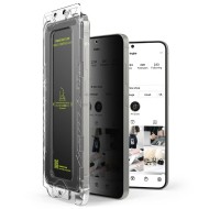 2 х Стъклен протектор със затъмняване на дисплей за Samsung Galaxy S25 Plus от Ringke Easy Slide 2-Pack - Privacy
