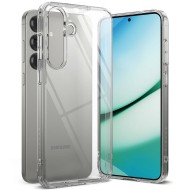 Удароустойчив твърд кейс за Samsung Galaxy S25 от Ringke Fusion - Прозрачен