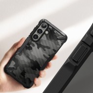 Удароустойчив кейс за Samsung Galaxy S25 от Ringke Fusion X - Camo Black