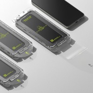 2 х Стъклен протектор за дисплей на Samsung Galaxy S25 от Ringke Easy Slide 2-Pack - Прозрачен