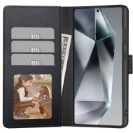 Кожен тефтер за Samsung Galaxy A36 5G от Tech-Protect Wallet - Matte Black