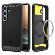 Удароустойчив кейс с MagSafe за Samsung Galaxy S25 plus  от Spigen Rugged Armor Mag - Black