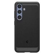 Удароустойчив кейс с MagSafe за Samsung Galaxy S25 plus  от Spigen Rugged Armor Mag - Black