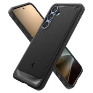 Удароустойчив кейс с MagSafe за Samsung Galaxy S25 plus  от Spigen Rugged Armor Mag - Black