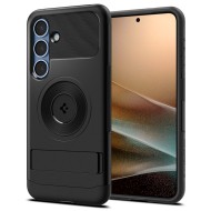 Удароустойчив кейс с MagSafe за Samsung Galaxy S25+ Plus от Spigen Slim Armor Mag - Black