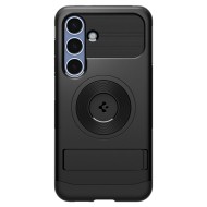 Удароустойчив кейс с MagSafe за Samsung Galaxy S25+ Plus от Spigen Slim Armor Mag - Black