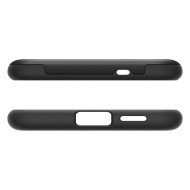 Удароустойчив кейс с MagSafe за Samsung Galaxy S25+ Plus от Spigen Slim Armor Mag - Black