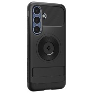 Удароустойчив кейс с MagSafe за Samsung Galaxy S25+ Plus от Spigen Slim Armor Mag - Black