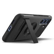 Удароустойчив кейс с MagSafe за Samsung Galaxy S25+ Plus от Spigen Slim Armor Mag - Black