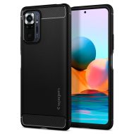 Удароустойчив кейс за Xiaomi Redmi Note 10 Pro от Spigen Rugged Armor - Черен