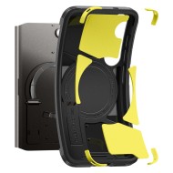 Удароустойчив, твърд кейс с MagSafe за Samsung Galaxy S25 от Spigen Tough Armor - Black