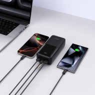 Преносима батерия Power Bank 30000Mah 22.5w от Tech-Protect PB03 - Black