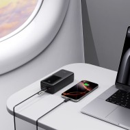 Преносима батерия Power Bank 30000Mah 22.5w от Tech-Protect PB03 - Black