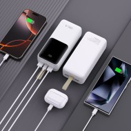 Преносима Батерия Pawer Bank 30000Mah 22.5W от Tech-Protect PB03 - White