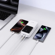 Преносима Батерия Pawer Bank 30000Mah 22.5W от Tech-Protect PB03 - White
