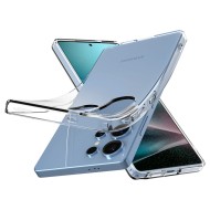 Удароустойчив, силиконов кейс за Samsung Galaxy S25 Ultra от Spigen Liquid Crystal - Crystal Clear