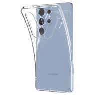 Удароустойчив, силиконов кейс за Samsung Galaxy S25 Ultra от Spigen Liquid Crystal - Crystal Clear