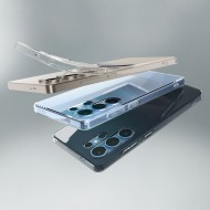 Удароустойчив, силиконов кейс за Samsung Galaxy S25 Ultra от Spigen Liquid Crystal - Crystal Clear