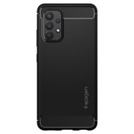 Удароустойчив кейс за Samsung Galaxy A52/A52S от Spigen Rugged Armor - Черен