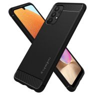 Удароустойчив кейс за Samsung Galaxy A52/A52S от Spigen Rugged Armor - Черен