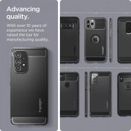 Удароустойчив кейс за Samsung Galaxy A53 5G от Spigen Rugged Armor - Черен