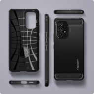 Удароустойчив кейс за Samsung Galaxy A53 5G от Spigen Rugged Armor - Черен
