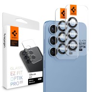 2 х Протектори за лещи на Samsung Galaxy S25+ Plus от Spigen Optic Pro Glas.Tr EZ FIT 2-Pack - Черен