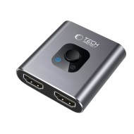 HDMI Адаптер 2в1 4K 60HZ от Tech Protect HB07 - Space Grey