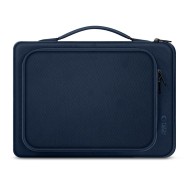 Калъф тип чанта за 13-14 инчов лаптоп от Tech Protect Basic Bag - Navy Blue