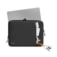 Kалъф за лаптоп 13-14 инча от Tech-Protect Defender - Черен