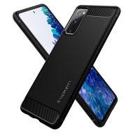 Удароустойчив кейс за Samsung Galaxy S20 FE от Spigen Rugged Armor - Черен