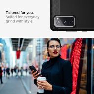 Удароустойчив кейс за Samsung Galaxy S20 FE от Spigen Rugged Armor - Черен