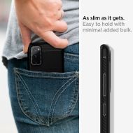 Удароустойчив кейс за Samsung Galaxy S20 FE от Spigen Rugged Armor - Черен