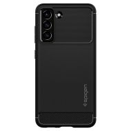 Удароустойчив кейс за Samsung Galaxy S21 FE от Spigen Rugged Armor - Черен