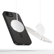 Кейс с MagSafe и защита на камерата за iPhone SE 4 от Tech-Protect MagCam - Matte Black