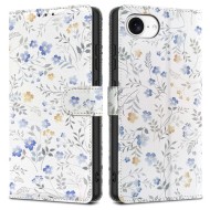 Кожен тефтер за iPhone SE 4 (2025) от Tech-Protect Wallet - Spring Flowers