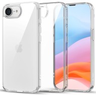 Хибриден кейс за iPhone SE 4 (2025) от Tech-Protect Flexair Hybrid - Clear