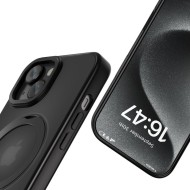 Кейс с пръстен и MagSafe за iPhone SE 4 2025 от Tech-Protect Magring - Matte Black