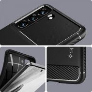 Удароустойчив кейс за Samsung Galaxy S21 FE от Spigen Rugged Armor - Черен