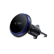 Стойка за автомобил с MagSafe безжично зареждане 15W от Tech Protect MM15W-V4 - Черна