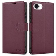 Кожен тефтер за iPhone SE 4 (2025) от Tech-Protect Wallet - Mulberry