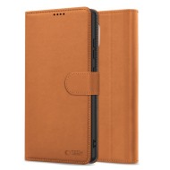 Кожен тефтер за iPhone SE 4 (2025) от Tech-Protect Wallet - Saddle Brown